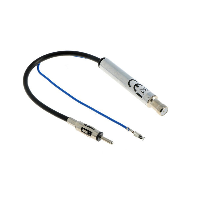 Adaptador de antena Fantasma ISO (F) a DIN (M) 12V