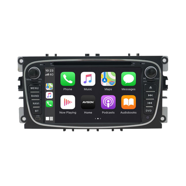 Navegador para Ford Black Oval 7" | CarPlay | Android | DAB+ | Bluetooth | 64GB