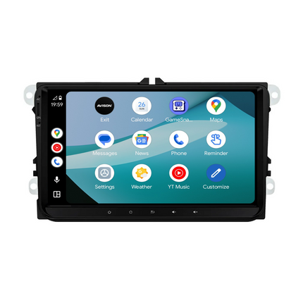 Navegación para VW Seat & Skoda | Carplay Wireless | Android Auto | DAB+ | Android | 64 GB