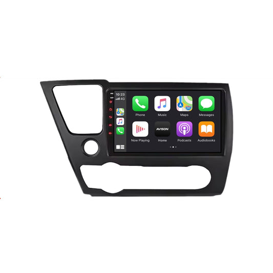 Navegación para Honda Civic 2013-2016 | CarPlay | Android Auto | WIFI | Bluetooth | QLED | XR4