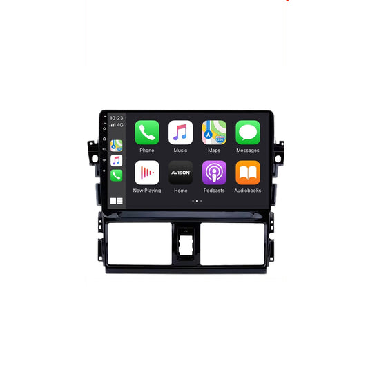 Navegación para Toyota Vios Yaris 2013-2016 | CarPlay | Android Auto | WIFI | Bluetooth | QLED | XR4