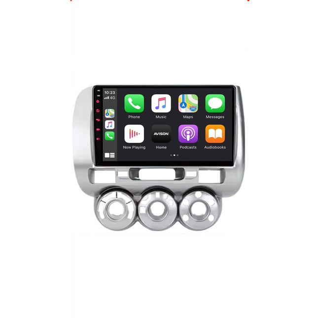 Navegación para Honda Fit Jazz Stad 2002-2007 | CarPlay | Android Auto | WIFI | Bluetooth | QLED | XR4