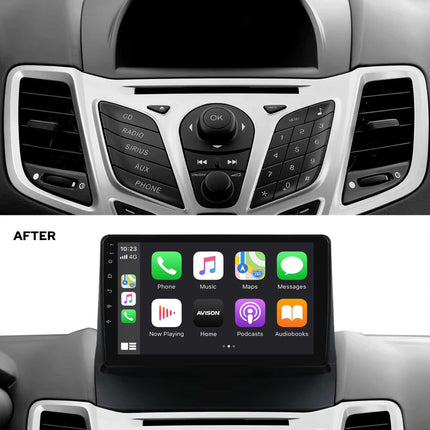 Navegación para Ford Fiesta 2009-2014 | CarPlay | Android Auto | WIFI | Bluetooth | QLED | XR4