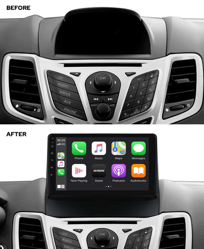 Navegación para Ford Fiesta 2009-2014 | CarPlay | Android Auto | WIFI | Bluetooth | QLED | XR4