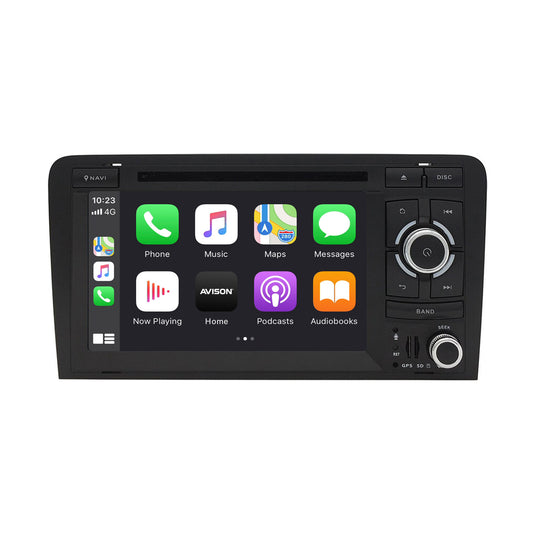 Navegación para Audi A3 | Carplay | Android | DAB | Bluetooth | WIFI | 64 GB | DVD