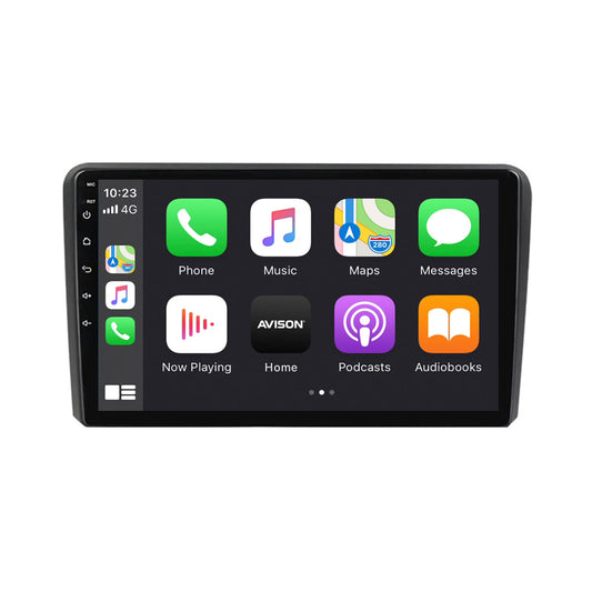 Navegación para Audi A3 con pantalla de 9 pulgadas | Carplay | Android Auto | DAB | Bluetooth | 64 GB
