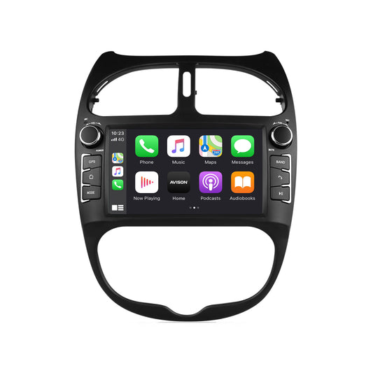Navegación para Peugeot 206 206CC | Carplay | Android | DAB | Bluetooth