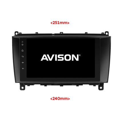 Navegación para Mercedes CLK 2003-2009 | Carplay | Android | DAB+ | Bluetooth | WIFI