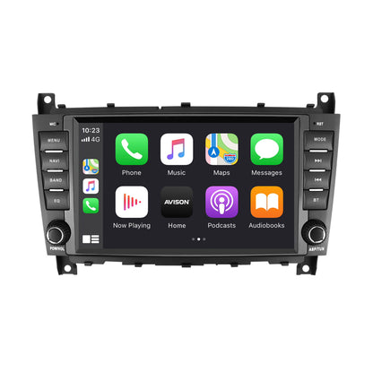 Navegación para Mercedes W203 W209 CLS CLK | Carplay | Android | DAB | Bluetooth