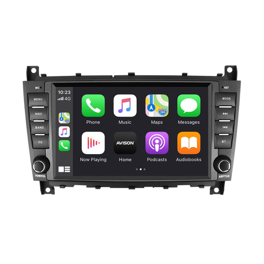 Navegación para Mercedes W203 W209 CLS CLK | Carplay | Android | DAB | Bluetooth
