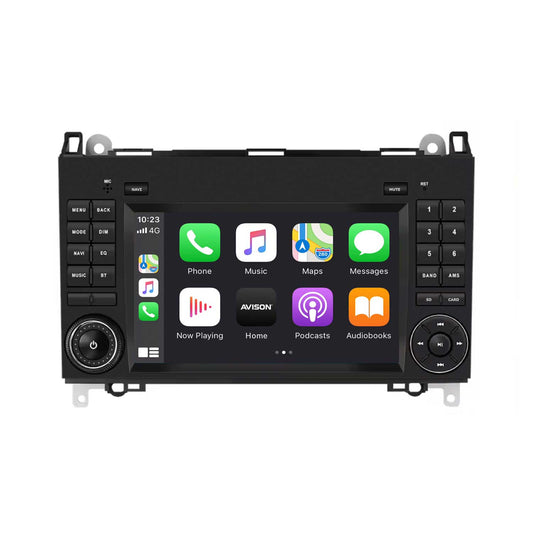 Navegación para Mercedes 7" | Carplay | Android Auto | DAB+ | Bluetooth