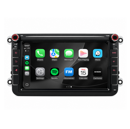 Navegación para VW Seat y Skoda 8 pulgadas | carplay | Androide | DAB+ | Bluetooth | Wi-Fi | AVN-R522