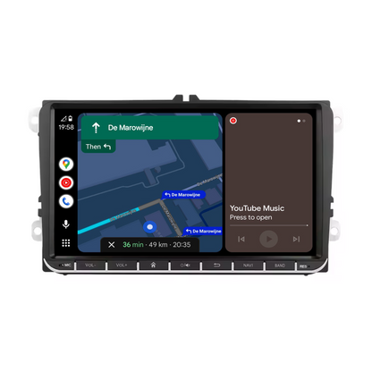 Navegación para VW Seat y Skoda 9 pulgadas | carplay | Androide | DAB+ | Bluetooth | Wi-Fi | AVN-R591