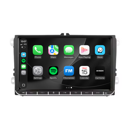 Navegación para VW Seat y Skoda 9 pulgadas | carplay | Androide | DAB+ | Bluetooth | Wi-Fi | AVN-R591