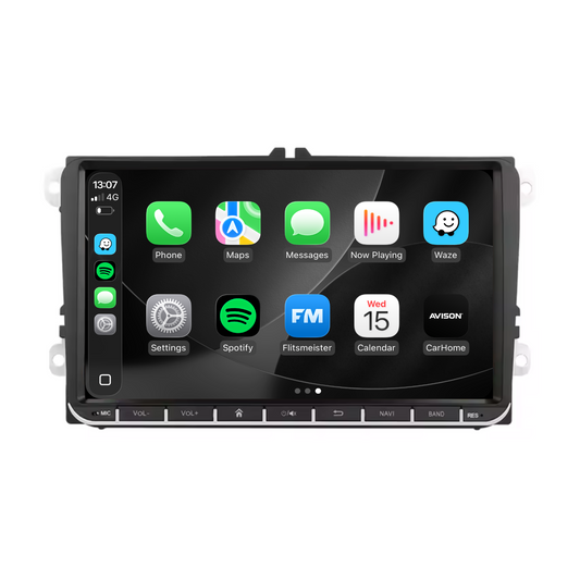 Navegación para VW Seat y Skoda 9 pulgadas | carplay | Androide | DAB+ | Bluetooth | Wi-Fi | AVN-R591