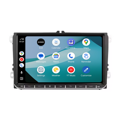 Navegación para VW Seat y Skoda 9 pulgadas | carplay | Androide | DAB+ | Bluetooth | Wi-Fi | AVN-R591