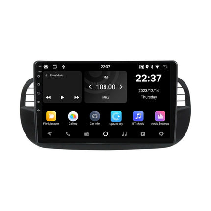 Navegación para Fiat 500 | Toque completo | Carplay | Android | Dab | Bluetooth | Negro | XR4