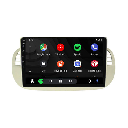 Navegación para Fiat 500 | Full Touch | Carplay | Android | DAB | Bluetooth | Blanco | XR4