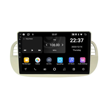 Navegación para Fiat 500 | Full Touch | Carplay | Android | DAB | Bluetooth | Blanco | XR4