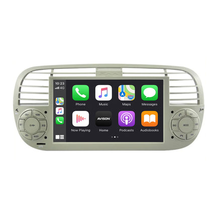 Navegación para Fiat 500 | Carplay | Android | DAB | Bluetooth | Y más