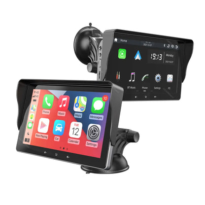 Sistema de navegación portátil con CarPlay y Android Auto | 7 pulgadas | Bluetooth | Transmisor FM | AUX