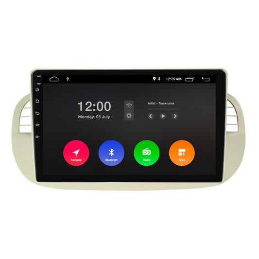 Navegación para Fiat 500 | Carplay | Android | DAB | Bluetooth | Y más