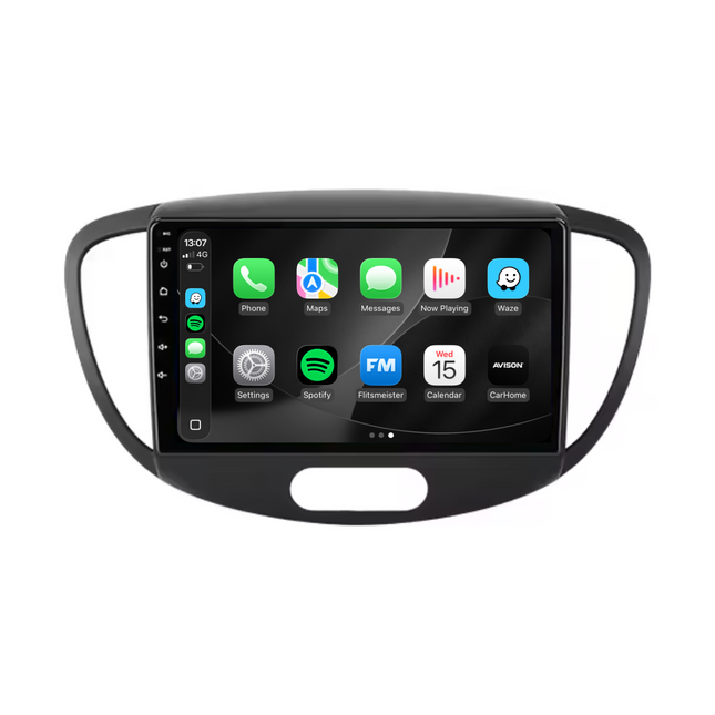 Navegación para Hyundai I10 2007-2013 | CarPlay | Android Auto | Wi-Fi | Bluetooth | QLED | XR6