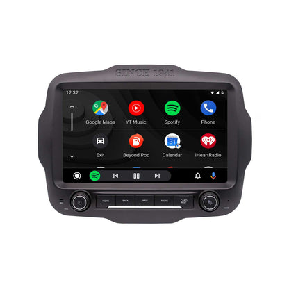 Navegación para Jeep Renegade 2015-2020 | CarPlay | Android Auto | WIFI | Bluetooth | QLED