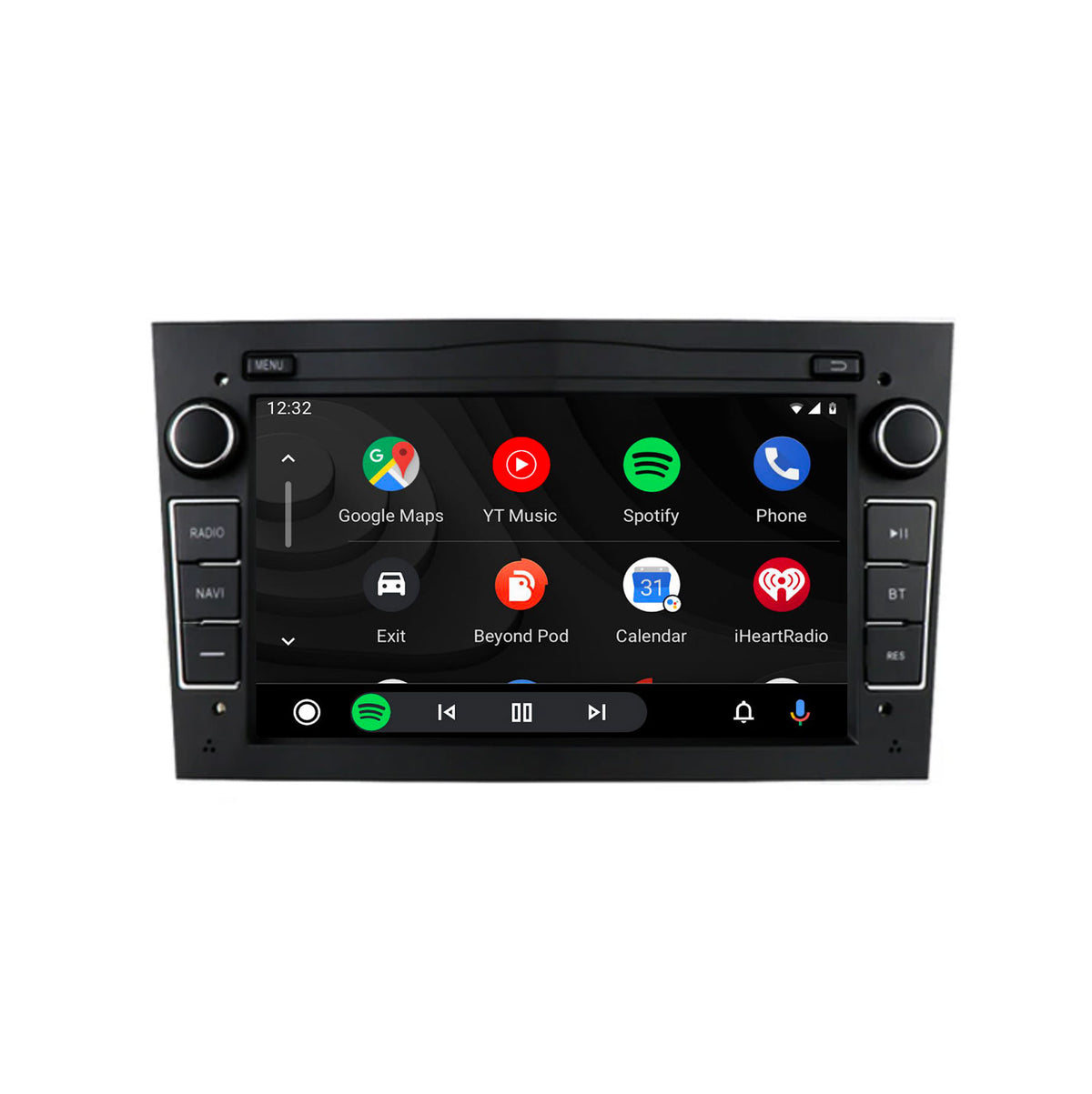 Navegador para Opel Negro 7" | Carplay | Android | DAB+ | Bluetooth | 32GB