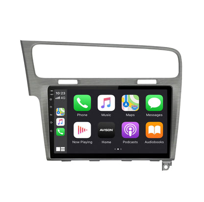 Golf 7 CarPlay Android Auto Estéreo de Coche Gris Cepillado