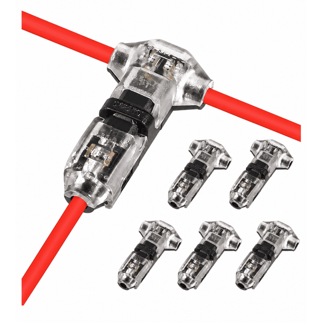 Conector de cables T-Tap: conexión rápida y segura (sin necesidad de pelar los cables)