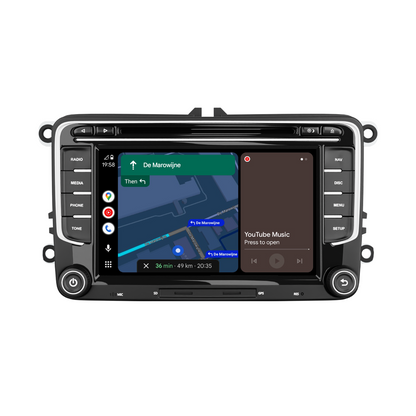 Navegación para VW Seat & Skoda 7" | Carplay | Android | WIFI | DAB+ | 128GB