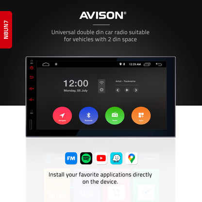 Universal 2 DIN Navegación 7 " | Carplay | Android | DAB+ | WIFI | 64GB