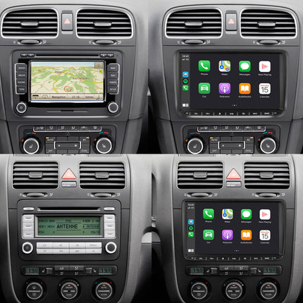 Navegación para VW Seat & Skoda 9" | Carplay Inalámbrico | Android Auto | DAB+ | Android | 32GB